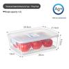 Plastic Japanese-Style Fresh-Keeping Box with Lid for Refrigerator Storage
