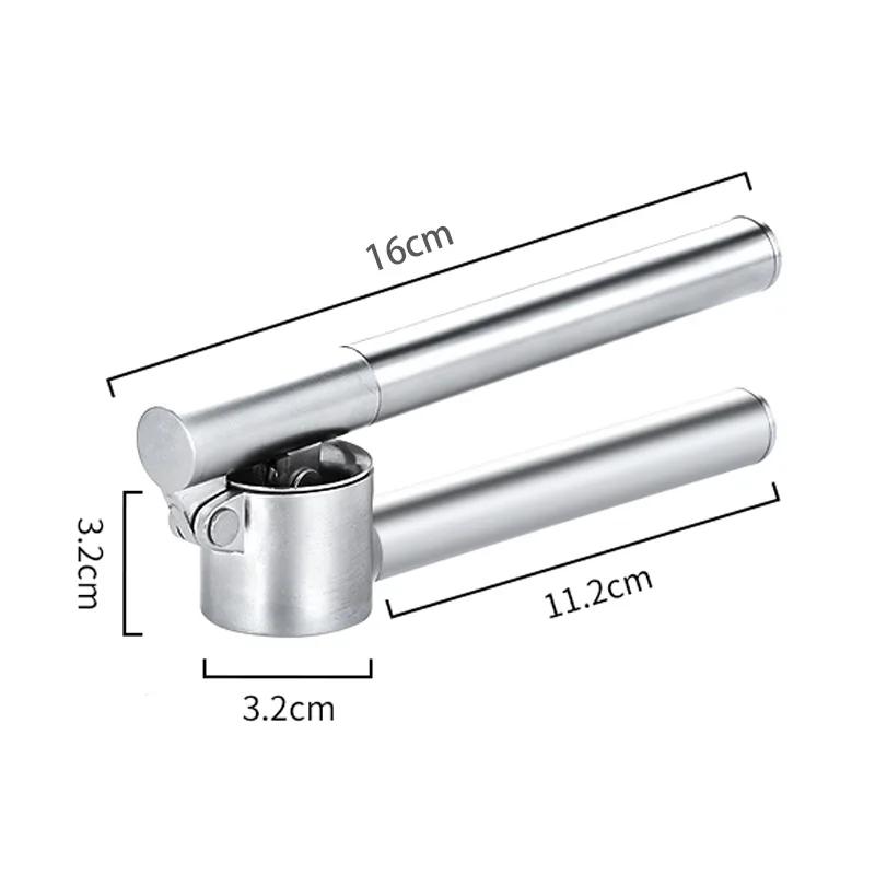 Stainless Steel Garlic Press Spoon Food Crusher Ginger Mud Squeezer Juicer Vegetables Chopping Cutter Kitchen Cooking Tools