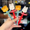 Cute Cartoon Three-Dimensional Bear Rabbit Ceramic Mug With Lid Spoon High-Value Office Coffee Cup Souvenir