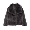 ZA Womens Thick Faux Fur Coat Winter Warm Fluffy Jacket Daily Wear