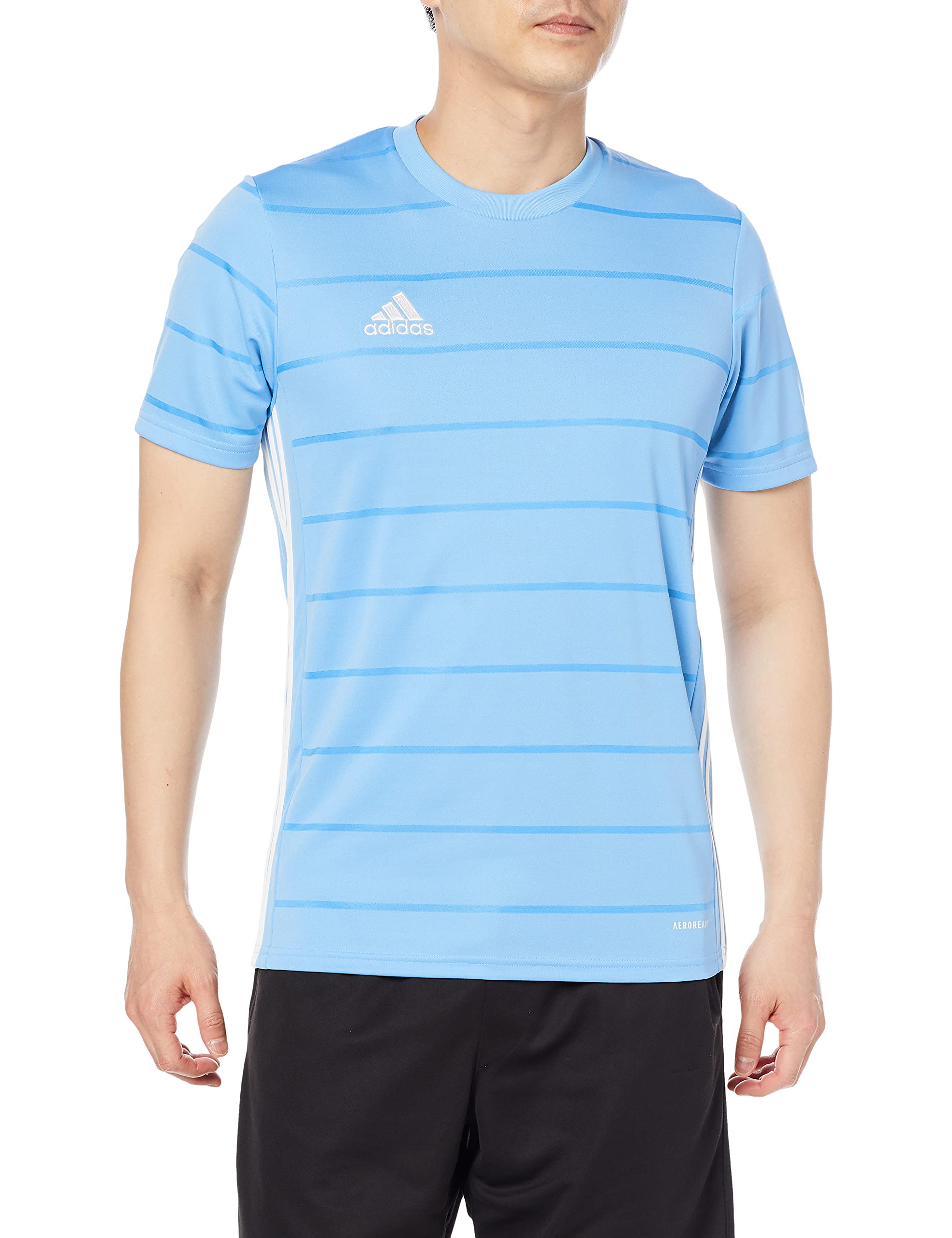

Adidas Campeon 21 Jersey Short Sleeve T-Shirt, IXD16, Men s, Team Light Blue (GN7487), Size S