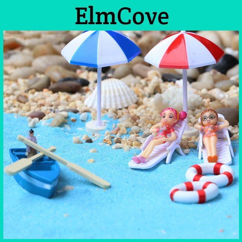 Mini Beach Ornament Micro Landscape Fairy Garden Decorative Doll House Accessory