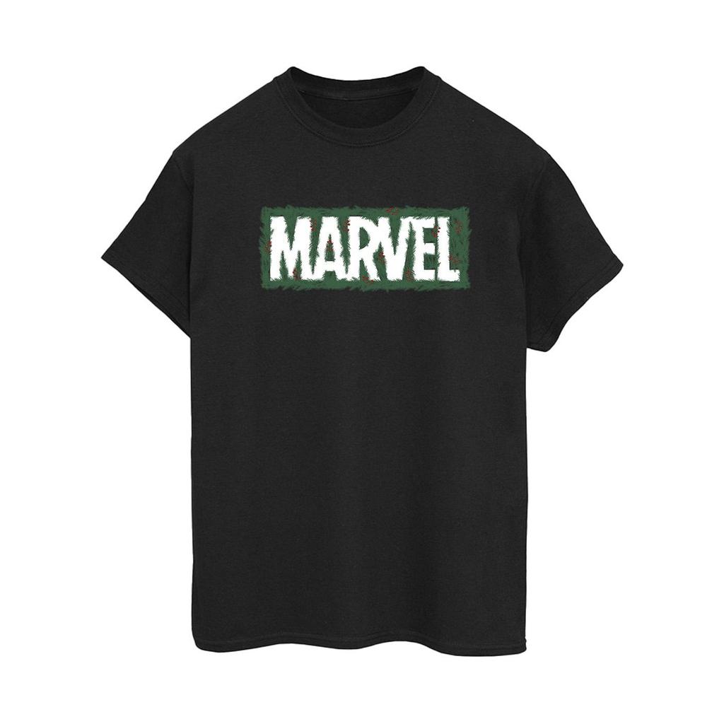 Marvel Womens/Ladies Holly Logo Cotton Boyfriend T-Shirt