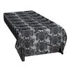 Halloween Black Lace Polyester Tablecloth for Party Decorations Fabric Easy To Cleaning Foldable Designs