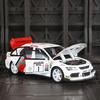 1:32 Mitsubishi 9th generation EVO alloy car model, doors and engine hood, trunk can be opened rich details, fine workmanship