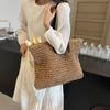 Slámové tkané tašky Kabelky Ležérní Velké Luxusní Design Kapacita Kabelka Plážová Ramenní Jednoduchá Dámská Taška Nákupní Letní bolsos