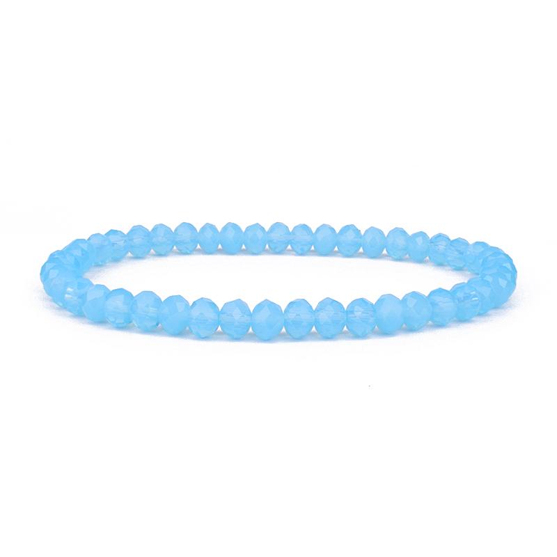 Mini Geslepen Kristal Armband Dames Luxe Kralen Dames Armband Mode 6/8mm 41kleur Kristallen Kralen Armband Vriendschap Sieraden