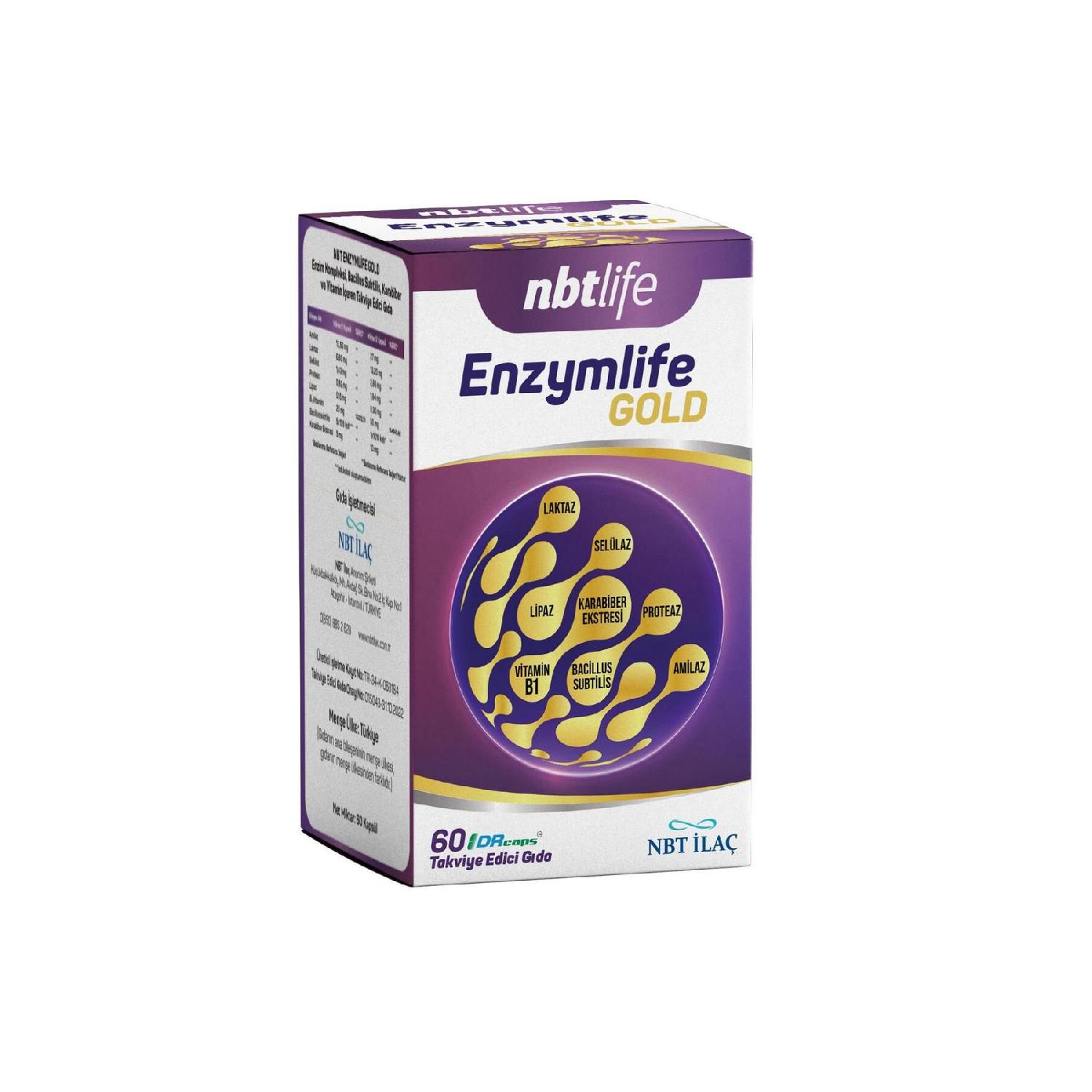 

Nbtlife Enzymlife Gold 60 Capsules