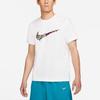 Nike T Shirts Men's White Crew Neck Moderate Straight Fit DD0796-100