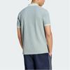 adidas Originals Waffle Knit Sport Striped Loose Fit Polo Shirt Men Tops KX1231
