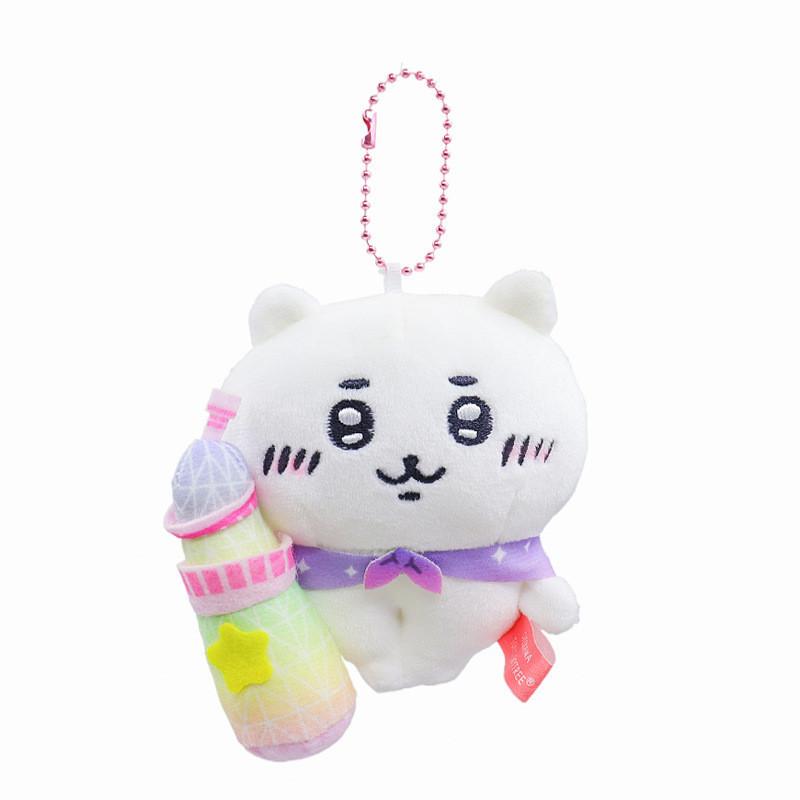 Adorable Plush Gift Sunshiny Tower Cute Bear Soft Short Plush 10cm Hanging Ornament