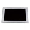 42cm Long Kaiseki Stovetop Tray Silver with Black Lacquerware Made In Japan J-kitchens (Tray) Interior, (ABS Resin),