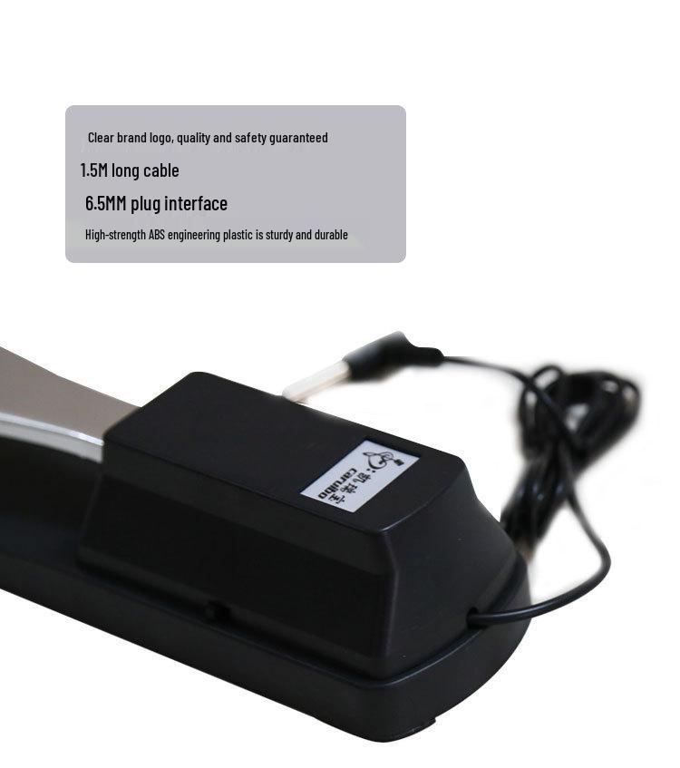 Universal Metal Sustain Pedal for Electronic Keyboards and Synthesizers