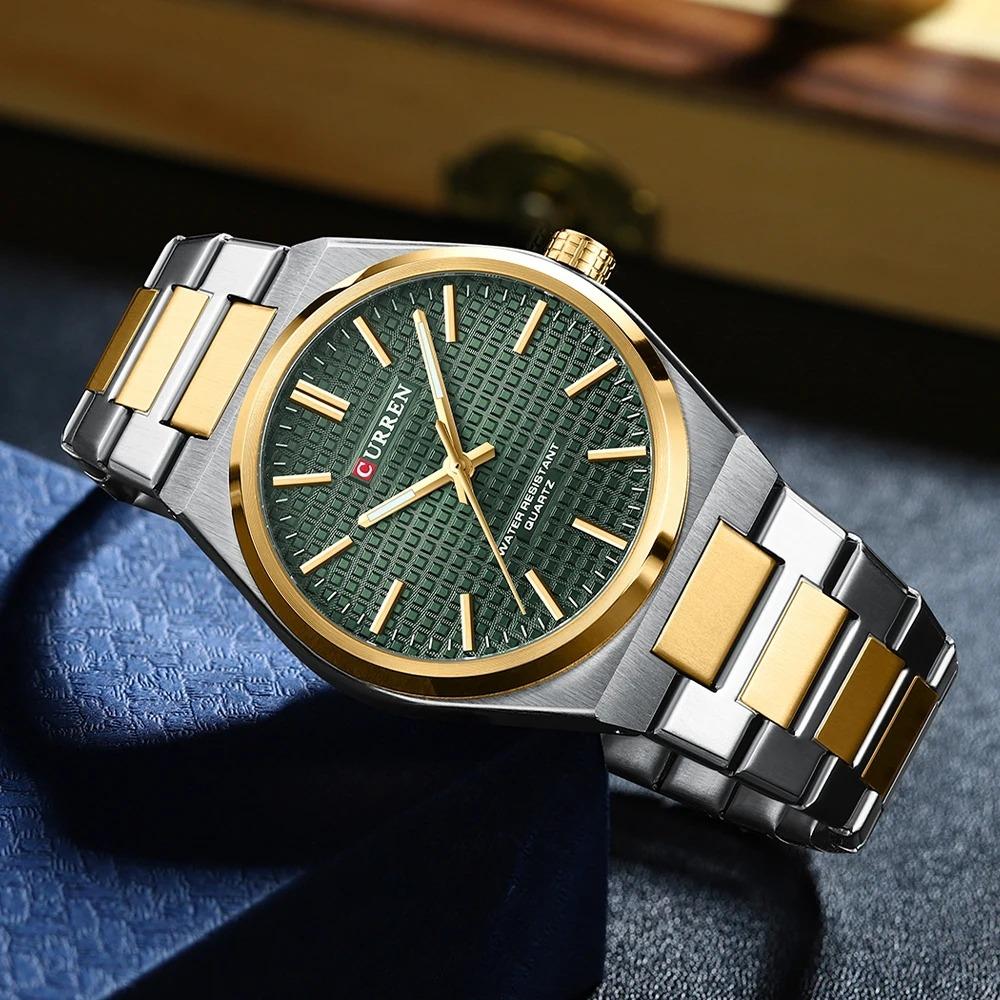CURREN 8439 Top Brand Men's Watch Luxury Business Waterproof Stainless Steel Military Quartz Men's Watches