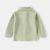Kids Boys Polo Shirt Long-Sleeve Collared Pullover