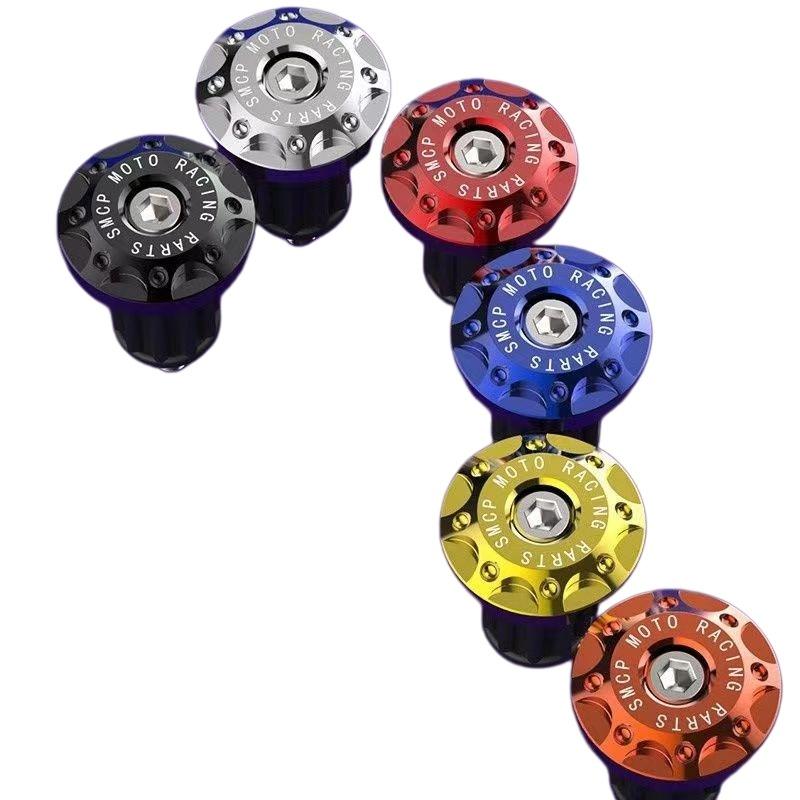 2 Stück Motorrad Lenkergriffkappen Schieber Universelle Lenkerendkappe Stecker Motorrad Dirt Bike Zubehör