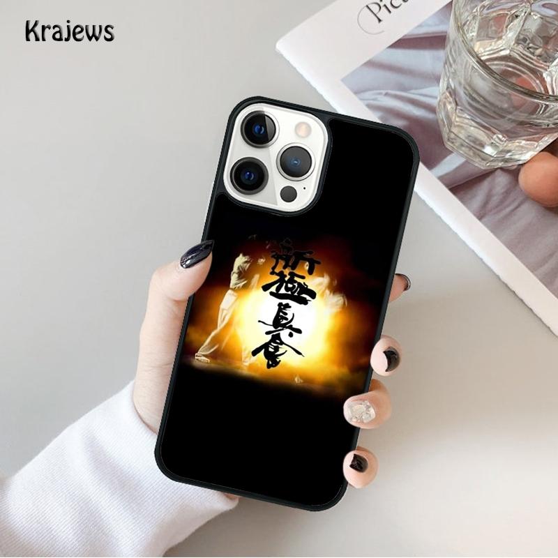 Oyama Kyokushin Karate Phone Case For iPhone 17 Air 16 15 14 Max Plus 11 12 13 Pro Max Phone Cover coque