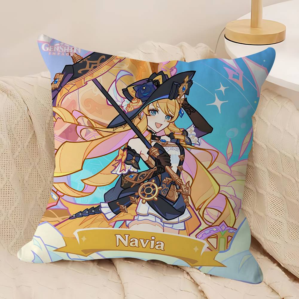 Anime Characters -N-Nilous Pillow Case Removable Washable Cushion Cover – All-Season Soft Linen
