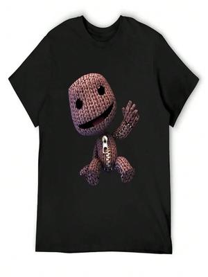 T-shirt LBP Sackboy T-shirt di Lusso Cotone Uomo Magliette Uomo Maglietta Uomo Abbigliamento di Lusso Uomo