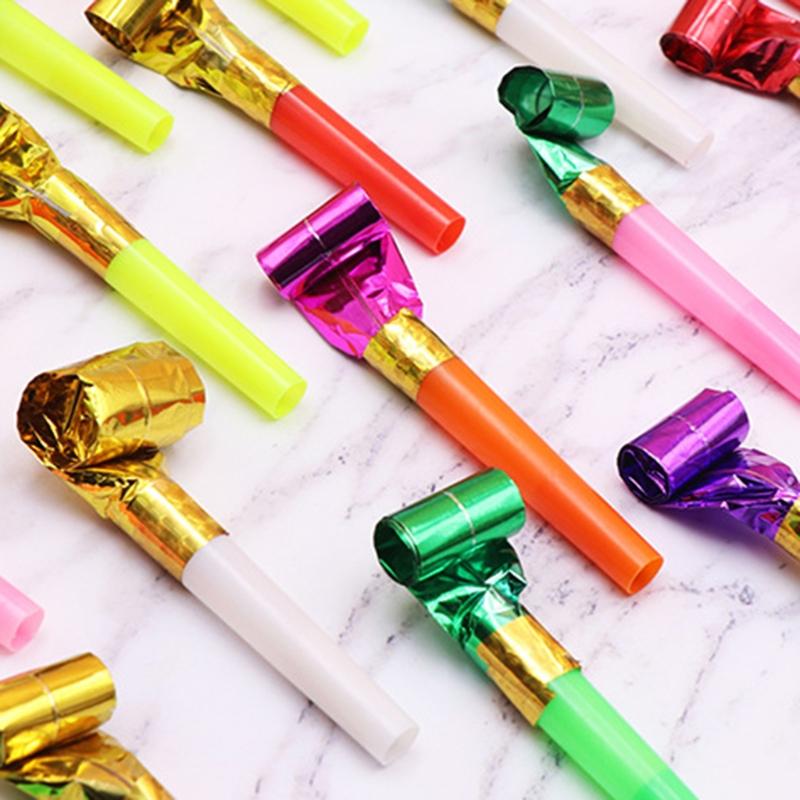 Kid’s Party Whistle Loudly Horn Noise Makers Blowout Whistle for Xmas Indoor Party Outdoor Game Supplies Cheering Squad