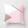 Pink Color Cushion Cover Geometric Print Decorative Pillows Red Stripe Pillow Case  Pillows Decor Home For Car/bed /sofa