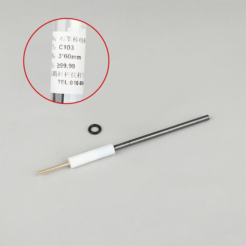 3/4/5/6 mm Elektrod Forskningsstav Elektrolyser Högrent Elektrolyser Anod Kolstav