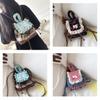 Student Lightweight Nylon Bag With Flap Closure And Contrast Details Campus For
