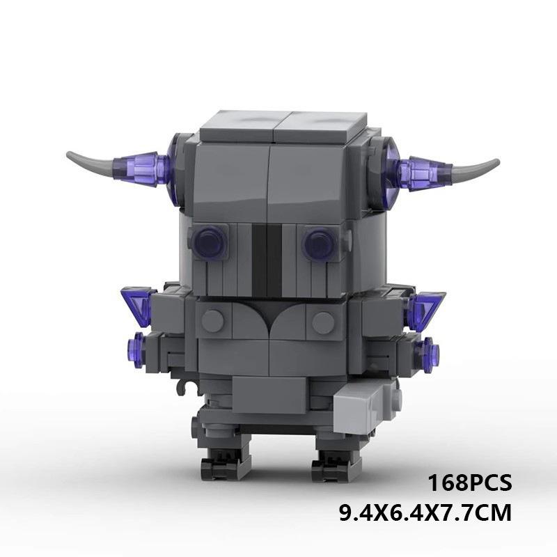 MOC Royal Clash Serie Baustein-Bausatz Kreatives Brickheadz Spielzeug Geeignetes Geschenk für Familie und Freunde