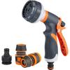 Garden Hose Nozzle - AIMOONSA - Universal Model - 8 Functions - Non-slip Plastic - Eco-flow