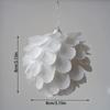 1PC Hanging Ornament DIY Christmas Ball Party Supplies Xmas Tree Decorations 2026 New Year White Petal Christmas Ornament Foam