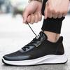 Men Sneakers Breathable Casual Shoes Fashion Outdoor Running Shoe Mesh Flying Weaving Men Shoes Non-Slip Lightweight Tennis Shoe