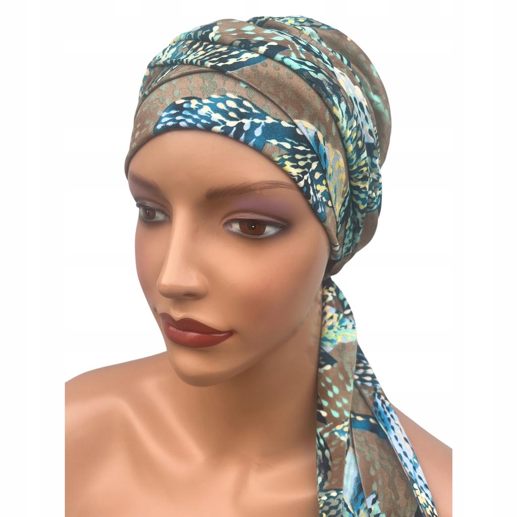 Women's Turban Benay Wek-455 Stylish Tied Scarf Also for Chemotherapy