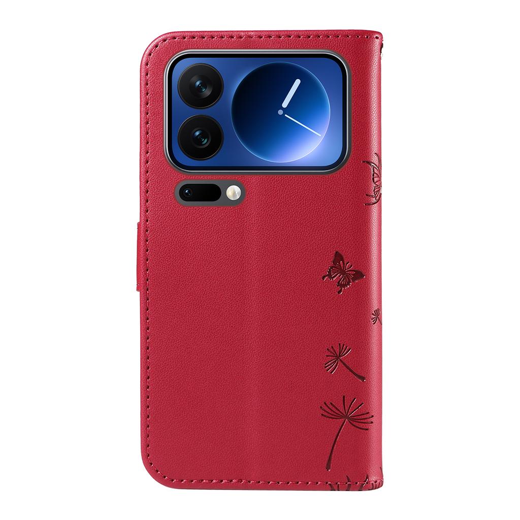 For Oppo A6 Pro 4G/Oppo F31 5G/Oppo A6 Pro 5G Leather Wallet Case with Strap Dandelion Imprint Phone Stand Cover