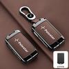 Custodia Smart Key in Lega di Zinco e Pelle Custodia Chiavi per Volvo Polestar 3 Polestar 4 Polestar 2 2023 2024 Portachiavi Accessori Auto