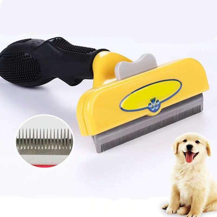Buy Pet Hair Shedding Comb Pet Dog Cat Brush Grooming Tool Hair Removal