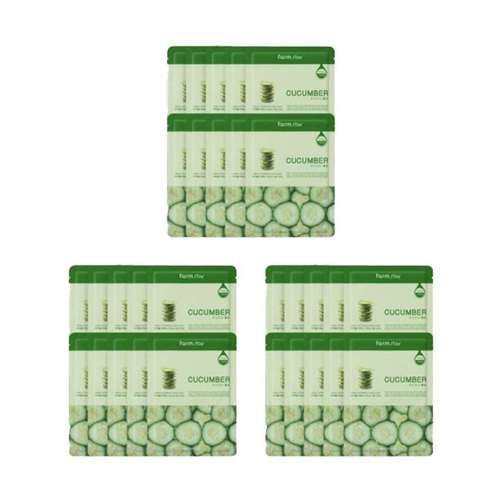 FARM STAY Visible Difference Mask Pack Cucumber 23ml (3 Options)