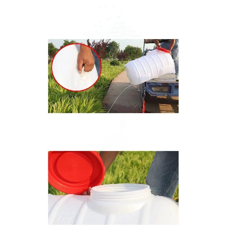 50L/75L Portable Large Capacity Water Storage Tank Drink Container Camping Water Storage Tank for RV Emergency Travel Horizontal