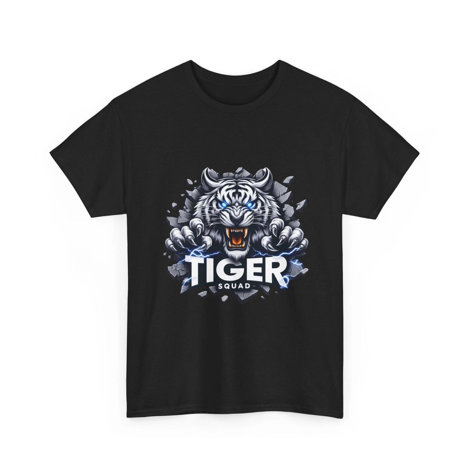 Tiger Squad T-Shirt Roaring Tiger Graphic Tee S