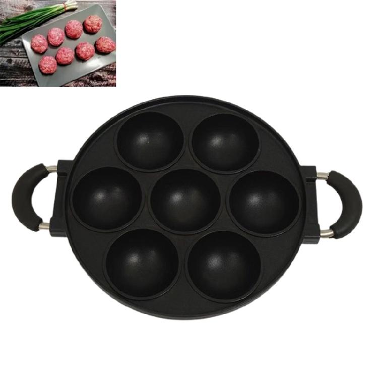 7-Loch Pfannkuchen-Eierform Maker Antihaft-Eierkocher Küchenzubehör Snack-Kuchen