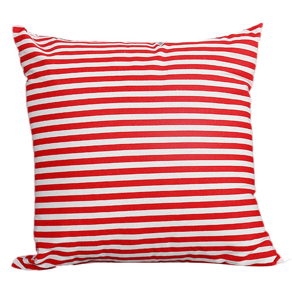 Fahion Stripe Throw Pillow Cases Cafe Sofa Cushion Cover Home Decor