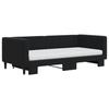 VidaXL Lit de jour avec gigogne et matelas noir 90x190 cm velours 3196730
