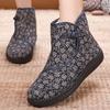 Winter cotton shoes women's thickened cotton boots velvet warm ethnic style mother cotton shoes people grandma cotton boots