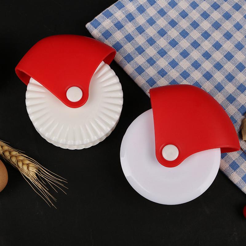 

Пицца Кондитер Резак Выпечка Пирог Украшение Резак Пластиковое Колесо Ролик для Пиццы