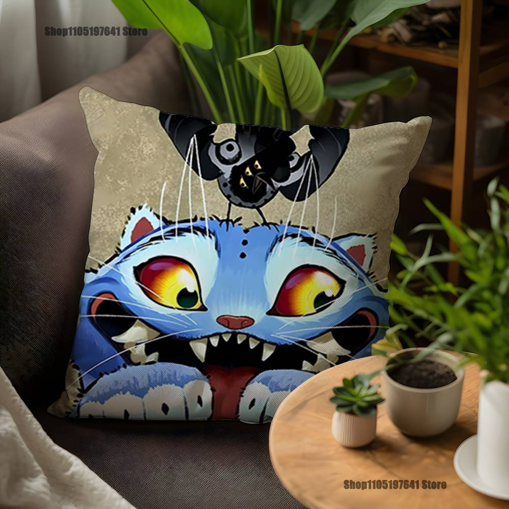 KPop Tiger Of D-Demon H-Hunters Pillow Case For Sofa Decor Car Office Room Printing Cushion Cover Decorations and Protector