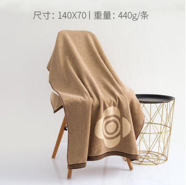 

100% чистое хлопковое банное полотенце 8993 утолщенное бытовое мягкое банное полотенце можно укомплектовать подарочной коробкой 70*140cm 440g коричневый