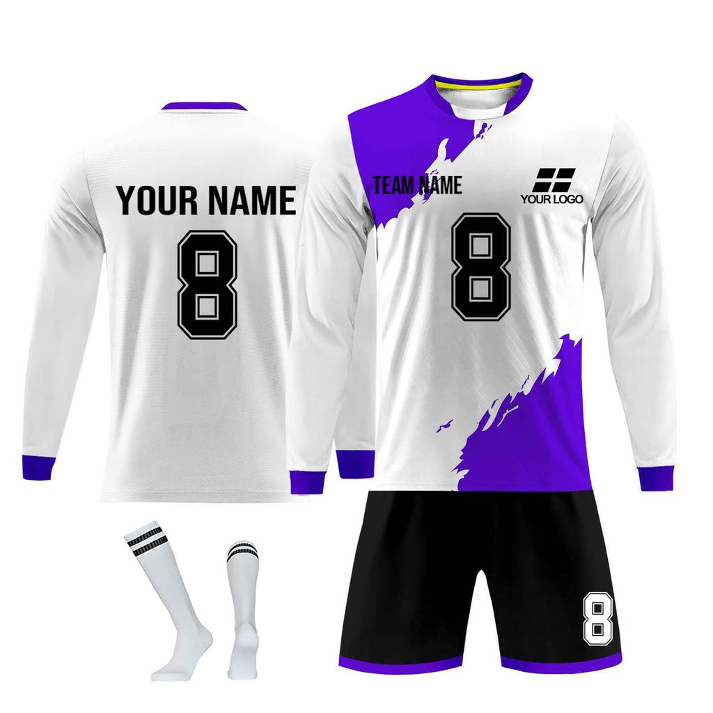 Kit de camisas personalizadas masculinas meninas com número de nome camisas de futebol personalizadas para meninos terno de treinamento