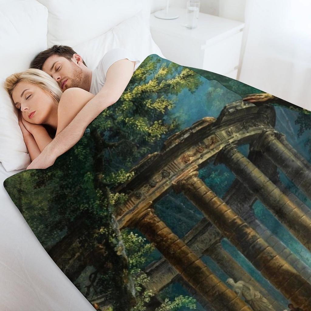 The Bathing Pool Throw Blanket for Winter Sofa Quilt Decorative Beds Thins Blankets
