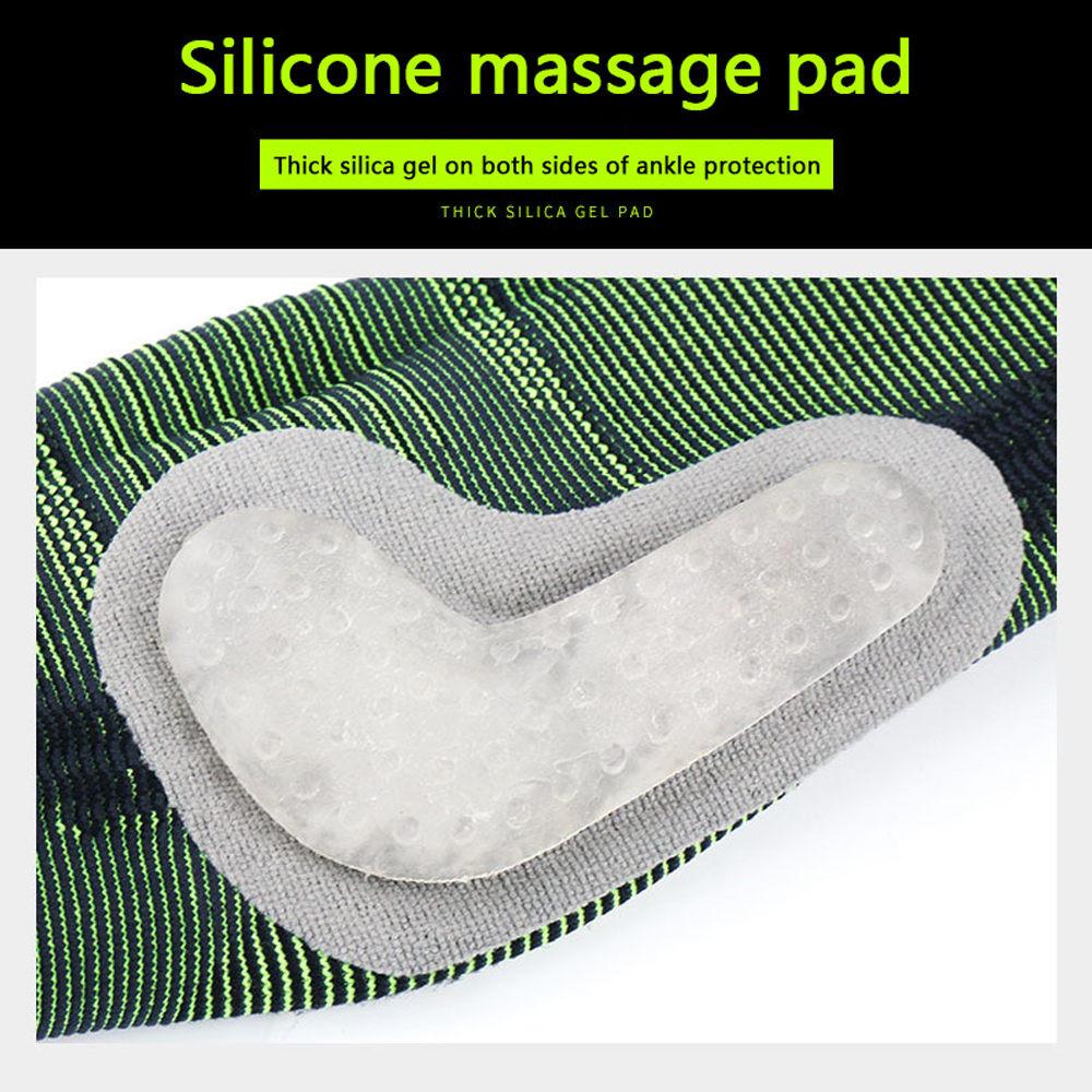 1Pcs Compression Ankle Brace, Silicone Ankle Sleeve Support, Pain Relief from Plantar Fasciitis, Achilles Tendonitis, Joint Pain