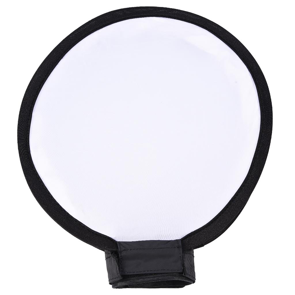 Mini Portable Round Beauty Dish Speedlite Flash Diffuser Softbox for Nikon Canon Sony