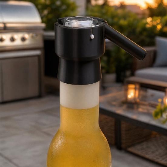 Bottle Opener Easy One-Hand Use Push-Down Design Ejection Bottle Opener for Parties Barbecues